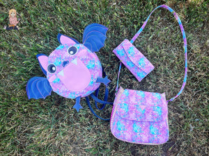 Dinah Crossbody, Hugo Backpack and Matching NCW- Windows