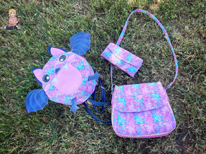 Dinah Crossbody, Hugo Backpack and Matching NCW- Windows