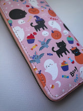 Load image into Gallery viewer, Pink Halloween Wallet- NOT HANDMADE