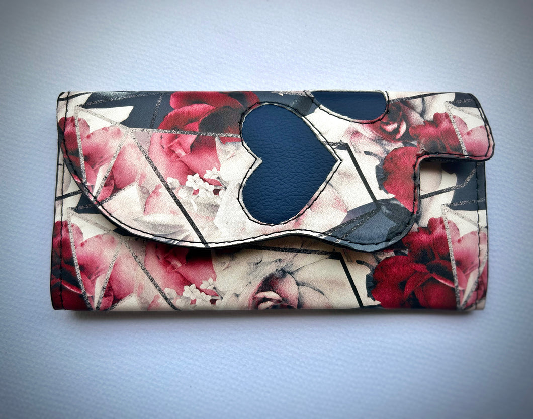 Skull Wallet- Roses