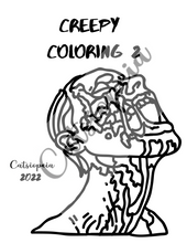 Load image into Gallery viewer, Creepy Coloring 2 Digital Coloring Book