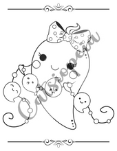 Load image into Gallery viewer, Halloween Digital Coloring Book