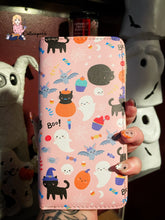 Load image into Gallery viewer, Pink Halloween Wallet- NOT HANDMADE