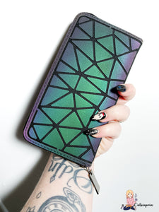 Holographic Geometric Wallet- NOT HANDMADE